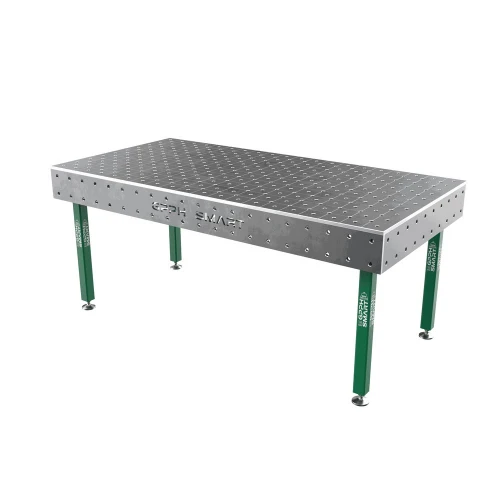 Masa sudura, GPPH, SMART 15, 16_DIAG_S_GPPH_SMART_15_200x100, 2000x1000 mm, blat 15 mm, gauri 16 mm, diagonala, talpi