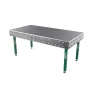 Masa sudura, GPPH, SMART 15, 28_100x100_S_GPPH_SMART_15_200x100, 2000x1000 mm, blat 15 mm, gauri 28 mm, 100x100, talpi