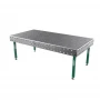 Masa sudura, GPPH, SMART 15, 28_100x100_S_GPPH_SMART_15_240x120, 2400x1200 mm, blat 15 mm, gauri 28 mm, 100x100, talpi