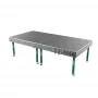 Masa sudura, GPPH, SMART 15, 28_100x100_K_GPPH_SMART_15_300x148, 3000x1480 mm, blat 15 mm, gauri 28 mm, retea 100x100, pe roti