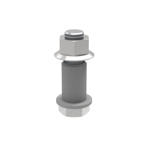 Pin montare blaturi masa sudura, GPPH, EXPERT 28_A_004_EXPERT, sistem orificii 28 mm, stift filetat cu piulite