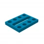 Placa adaptoare masa sudura 200x150 mm, GPPH, EXPERT 28_F_011_EXPERT, sistem orificii 28 mm, grosime 25 mm, otel S355J2+N
