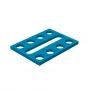 Placa adaptoare masa sudura 200x150 mm, GPPH, PRO 28_F_011_PRO, sistem orificii 28 mm, grosime 15 mm, otel S355J2+N
