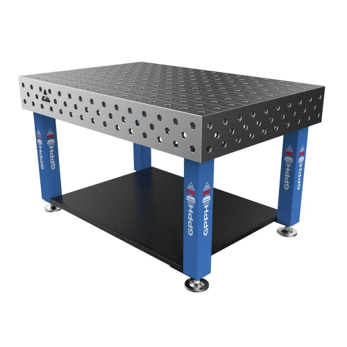 Raft inferior masa sudura, GPPH, LOWER_SHELF_BASIC_120x100, 1200x1000 mm, seria BASIC 12 mm, tabla perforata
