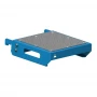 Raft plat mobil scule masa sudura, GPPH, 16_SH_006, marime M, sistem orificii 16 mm, blat tabla striata