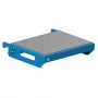 Raft plat mobil scule masa sudura, GPPH, 16_SH_007, marime L, sistem orificii 16 mm, 252x306x62 mm, blat tabla striata