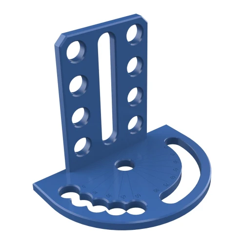 Raportor spatial masa sudura 180x260x225, GPPH, PRO 16_S_012_R_PRO, sistem orificii 16 mm, dreapta, grosime 15 mm, otel S355J2+N