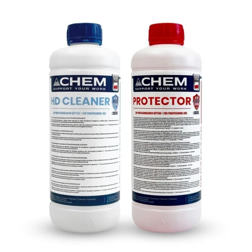 Set preparate chimice masa sudura, GPPH CHEM, ZEST_CH_007, 1x HD Cleaner, 1x Protector, anti-stropire, curatare masa sudura