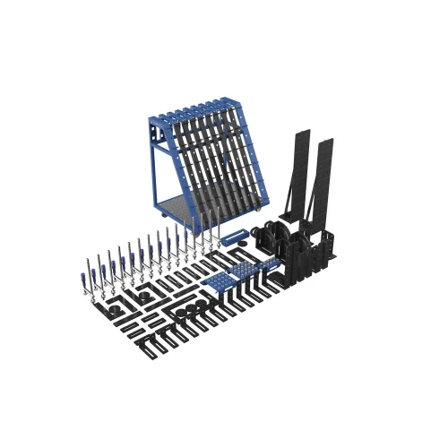 Set scule masa sudura SMART SUPREME, GPPH, 16_TOOL_SET_SMART_12_SUPREME_TTL, blat 12 mm, orificii 16 mm, 132 elemente, carucior L