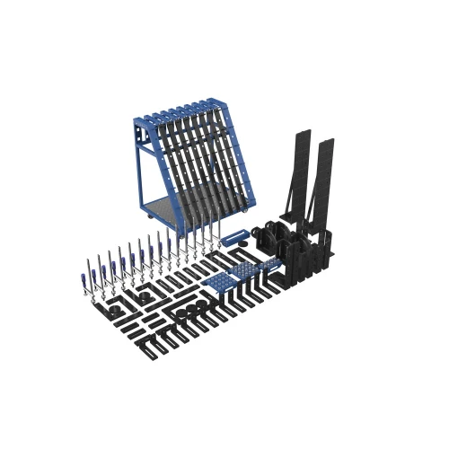 Set scule masa sudura SMART SUPREME, GPPH, 16_TOOL_SET_SMART_15_SUPREME_TTL, blat 15 mm, orificii 16 mm, 132 elemente, carucior L