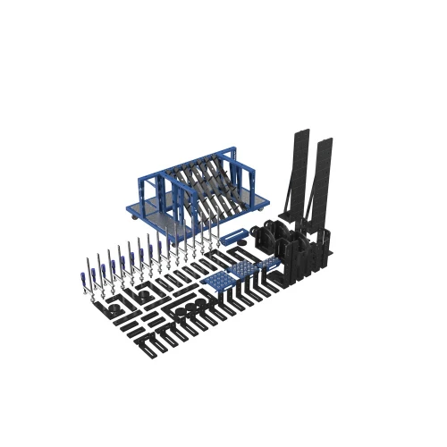Set scule masa sudura SMART SUPREME, GPPH, 16_TOOL_SET_SMART_15_SUPREME_TTM, blat 15 mm, orificii 16 mm, 132 elemente, carucior M