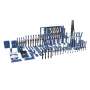 Set scule masa sudura XL ECO, GPPH, 16_TOOL_SET_ECO_XL_TTM, orificii 16 mm, 134 elemente, carucior scule M