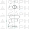 Stift fixare magnetic PLUS ECO, GPPH, 16_A_003_PLUS_ECO, 16 mm