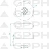 Stift fixare magnetic PRO, GPPH, 16_A_003_PRO, 16 mm