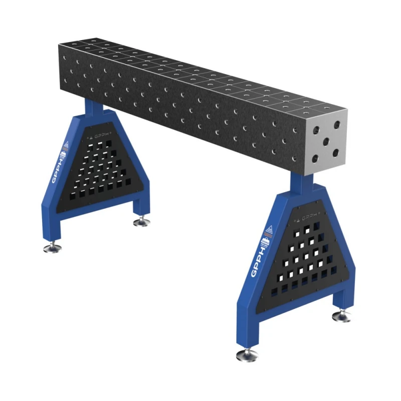 Suport sudura TRESTLE ECO 1500x200x200 mm, GPPH, pe picioare, 16 mm, grila diagonala