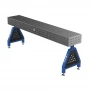 Suport sudura TRESTLE ECO 2400x400x200 mm, GPPH, 16_50x50_S_TRESTLE_ECO_240x40x20, pe picioare, orificii 16 mm, grila 50x50 mm