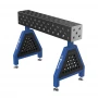 Suport sudura TRESTLE PLUS 1200x200x200 mm, GPPH, 28_DIAG_S_TRESTLE_PLUS_120x20x20, pe picioare, orificii 28 mm, grila diagonala