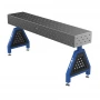 Suport sudura TRESTLE PLUS 2000x400x200 mm, GPPH, 16_DIAG_S_TRESTLE_PLUS_200x40x20, pe picioare, orificii 16 mm, grila diagonala