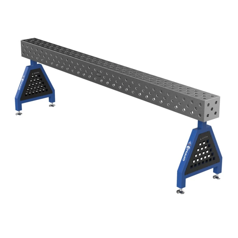 Suport sudura TRESTLE PLUS 3000x200x200 mm, GPPH, pe picioare, 28 mm, grila diagonala