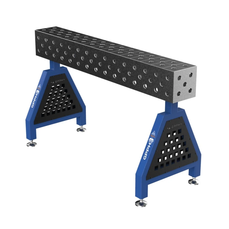 Suport sudura TRESTLE PRO 1500x200x200 mm, GPPH, pe picioare, 28 mm, grila diagonala