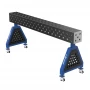 Suport sudura TRESTLE PRO 2000x200x200 mm, GPPH, 28_DIAG_K_TRESTLE_PRO_200x20x20, pe roti, orificii 28 mm, grila diagonala