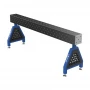 Suport sudura TRESTLE PRO 2400x200x200 mm, GPPH, 16_DIAG_S_TRESTLE_PRO_240x20x20, pe picioare, orificii 16 mm, grila diagonala