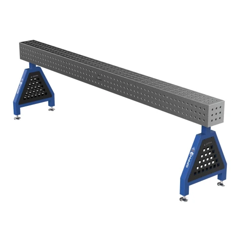 Suport sudura TRESTLE PRO 3000x200x200 mm, GPPH, 16_50x50_S_TRESTLE_PRO_300x20x20, pe picioare, orificii 16 mm, grila 50x50 mm