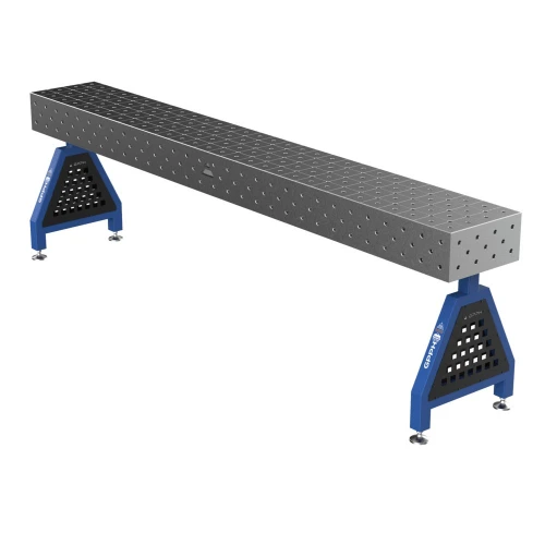 Suport sudura TRESTLE PRO 3000x400x200 mm, GPPH, 16_DIAG_S_TRESTLE_PRO_300x40x20, pe picioare, orificii 16 mm, grila diagonala