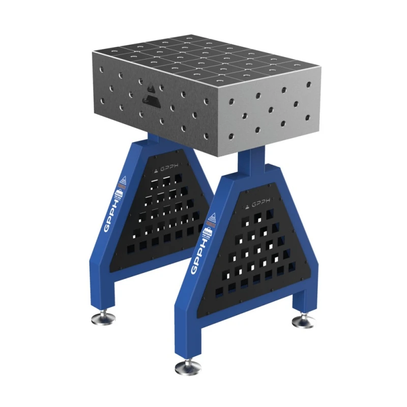 Suport sudura TRESTLE PRO 600x400x200 mm, GPPH, pe picioare, 16 mm, grila diagonala