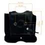 Ansamblu filtru aer motocoasa 43 cc 52 cc, RURIS, piese schimb QQ, cod psqq-045