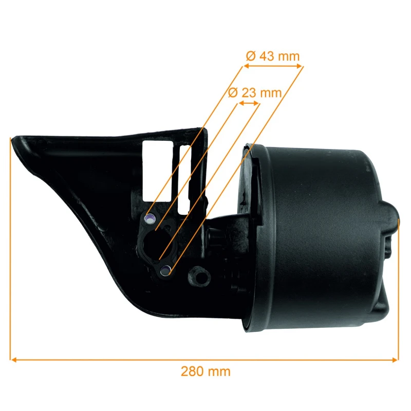 Ansamblu filtru aer, RURIS, cod ps731k-3-86