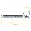 Arc revenire RURIS DAC 777K motocositoare, pozitia 93 plansa 4 a masinii