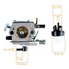 Carburator motoferastrau pompita 4500 5200, RURIS, cod psqq-042
