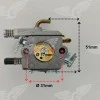 Carburator motoferastrau fara pompita 5200 4500 5800, RURIS, cod psqq-012