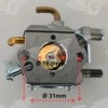Carburator motoferastrau fara pompita 5200 4500 5800, RURIS, cod psqq-012