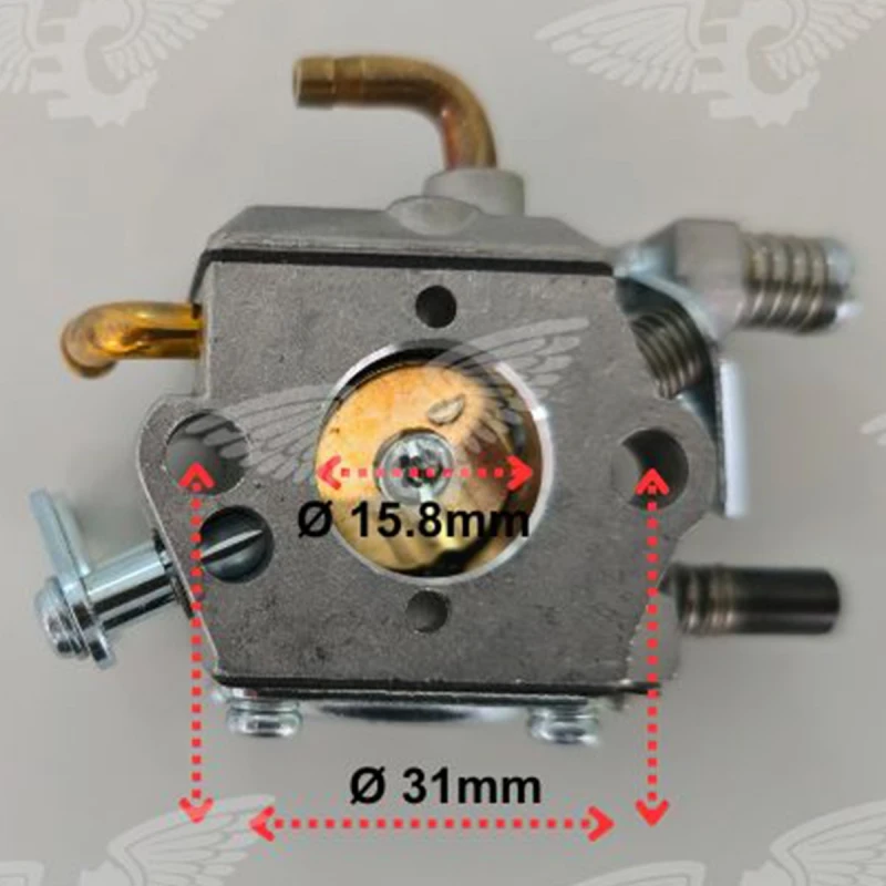 Carburator motoferastrau fara pompita 5200 4500 5800, RURIS, cod psqq-012