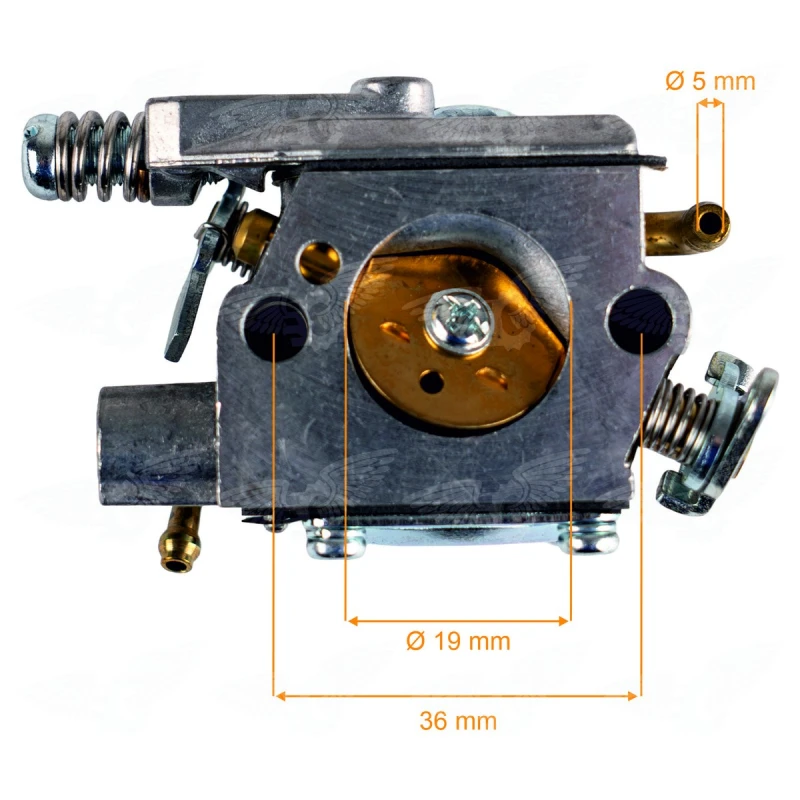 Carburator motoferastrau RURIS DAC 401S, pozitia 85 plansa 1