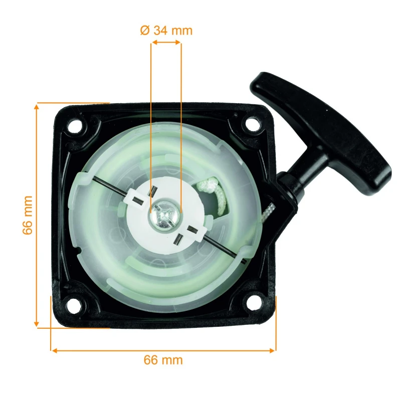 Demaror motocoasa 43 cc 45 cc, RURIS, cod psqq-009