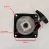 Demaror motocoasa arc dublu 43 cc 45 cc, RURIS, cod psqq-008