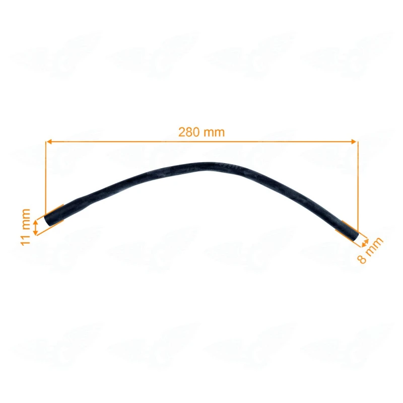 Furtun alimentare pentru masina de tuns gazon RURIS DAC 100XL, pozitia 76 pe plansa motorului