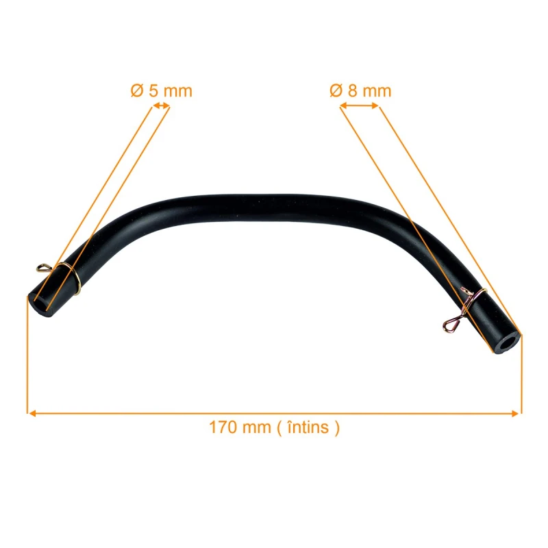 Furtun alimentare, RURIS, cod ps168f-12-9
