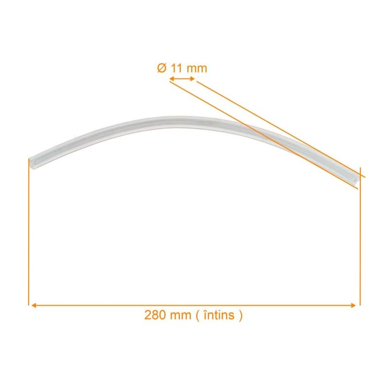 Furtun alimentare atomizor, RURIS, cod psa103-2-53