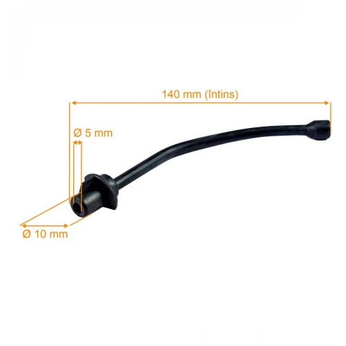 Furtun alimentare ulei motoferastrau 4500 5200 5800, RURIS, piese schimb QQ, cod psqq-046