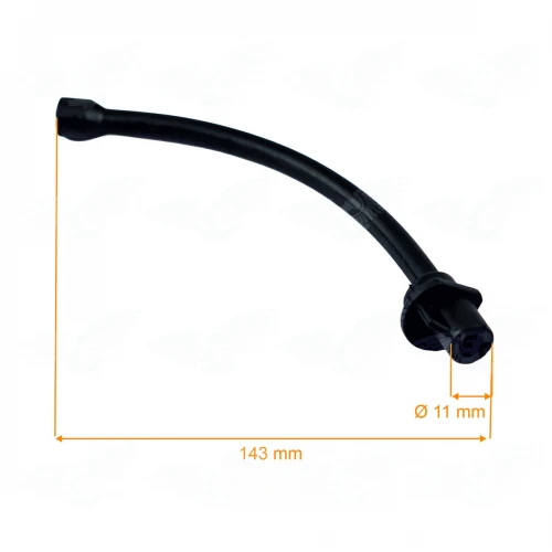 Furtun alimentare ulei, RURIS, piesa drujba, cod ps455-f01