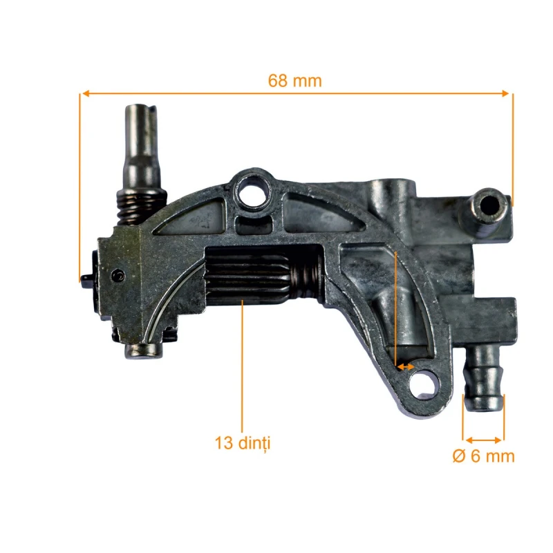 Pompa ulei motoferastrau 4500 5200 5800, RURIS, cod psqq-030