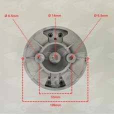 Volanta motocoasa 43 cc 52 cc, RURIS, piese schimb QQ, cod psqq-050