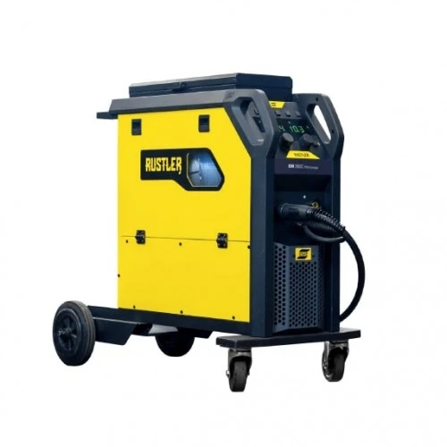 ESAB Rustler EM 350C PRO Synergic , accesorii incluse - aparat de sudura MIG MAG/MMA