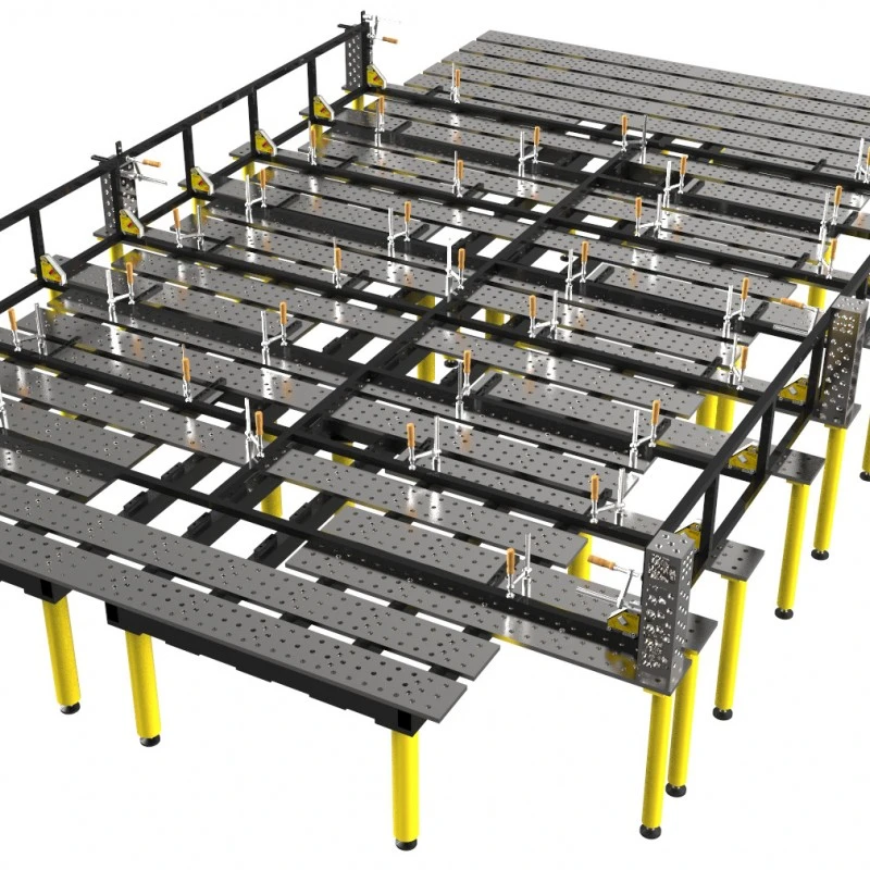 Masa Sudura BuildPro Clasic fante, Sistem 16 mm, 2560x1250 Configurabila Masa Sudura BuildPro Clasic fante, Sistem 16 mm, 2560x1250 Configurabila