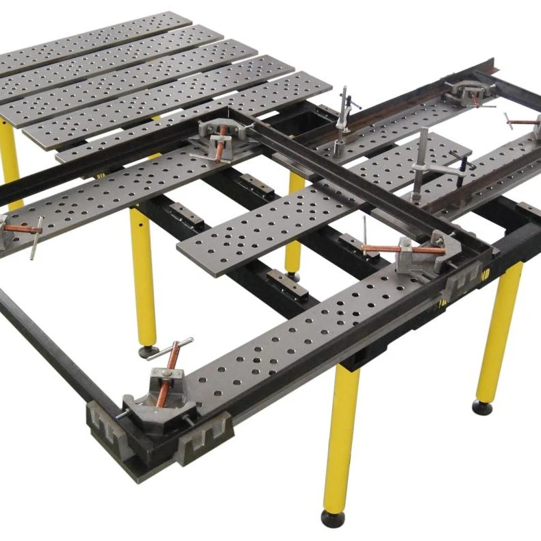 Masa Sudura BuildPro Clasic fante, Sistem 16 mm, 2560x1250 Configurabila Masa Sudura BuildPro Clasic fante, Sistem 16 mm, 2560x1250 Configurabila