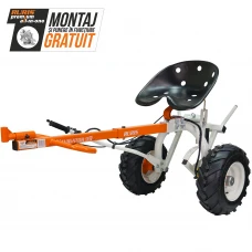 Accesoriu tractat RURIS Navigator 99 motosapa, motosapatoare, scaun ergonomic, frana hidraulica disc ventilat